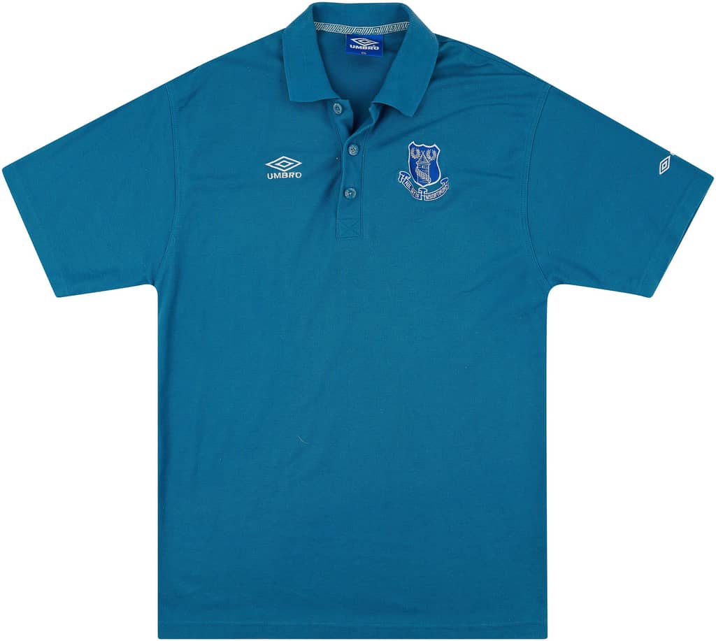 1998-99 Everton Umbro Leisure Polo T-Shirt - 9/10 - (XXL)