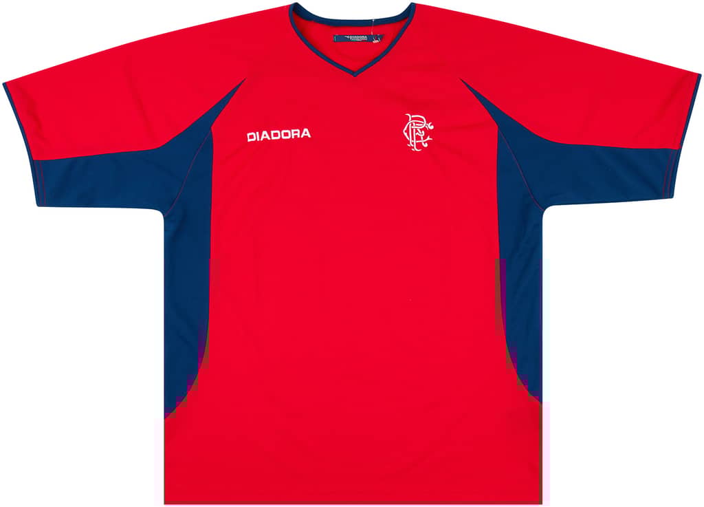 2003-04 Rangers Diadora Training Shirt - 10/10 - (M)