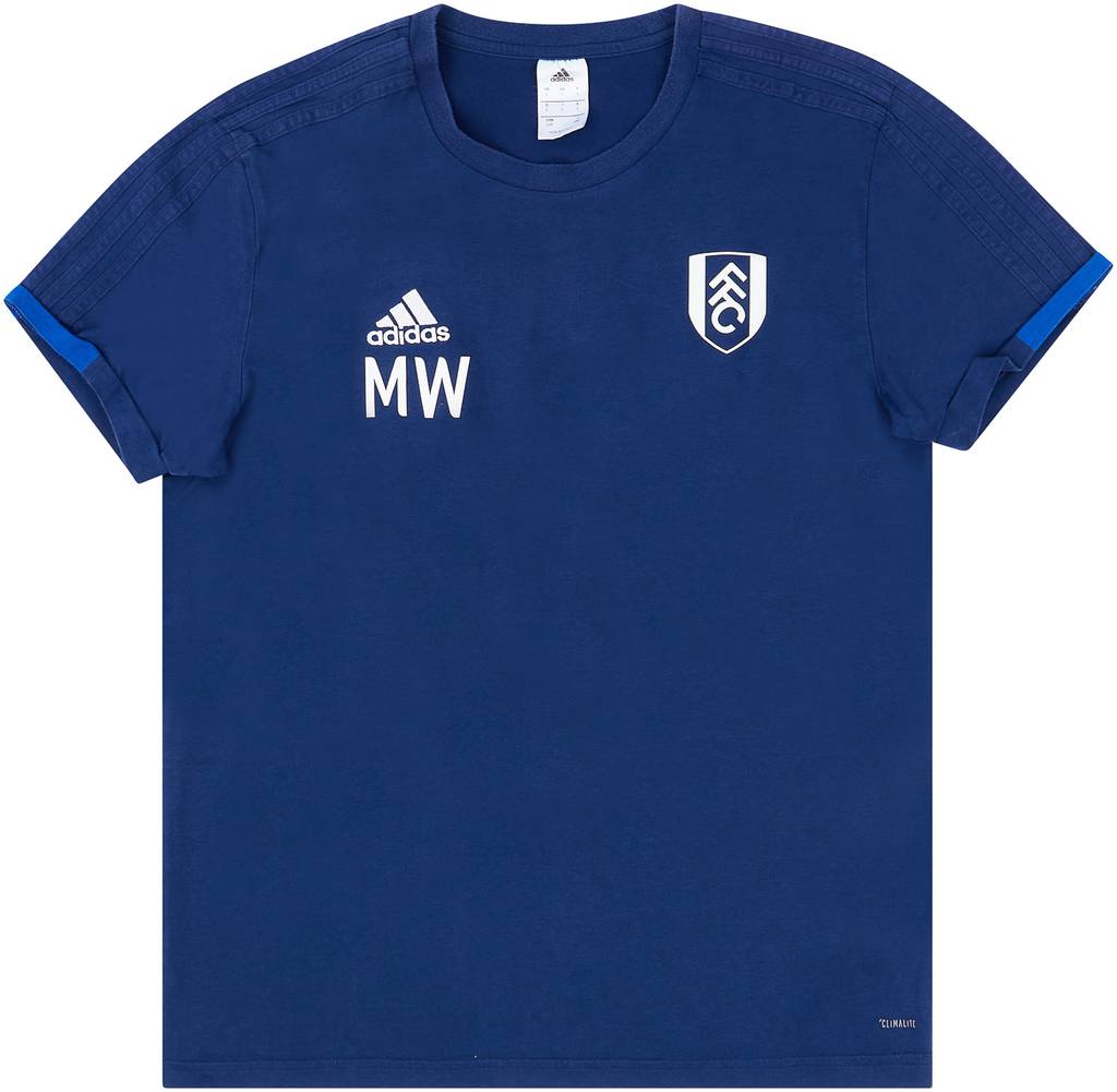 2017-18 Fulham adidas Staff Issue Training Tee MW - 7/10 - (L)