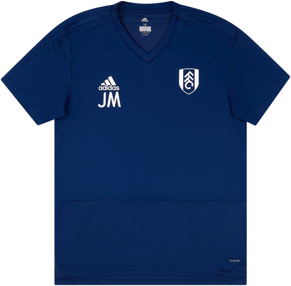 2017-18 Fulham adidas Staff Issue Training Shirt JM - 9/10 - (M)