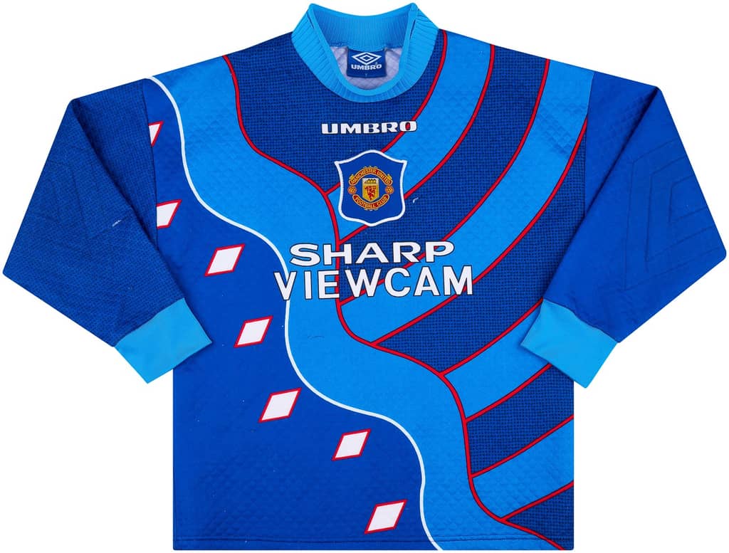 1995-96 Manchester United GK Away Shirt - 5/10 - (Y)