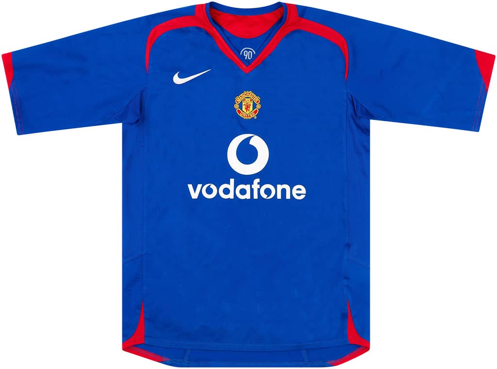 2005-06 Manchester United Away Shirt - 7/10 - (L.Boys)