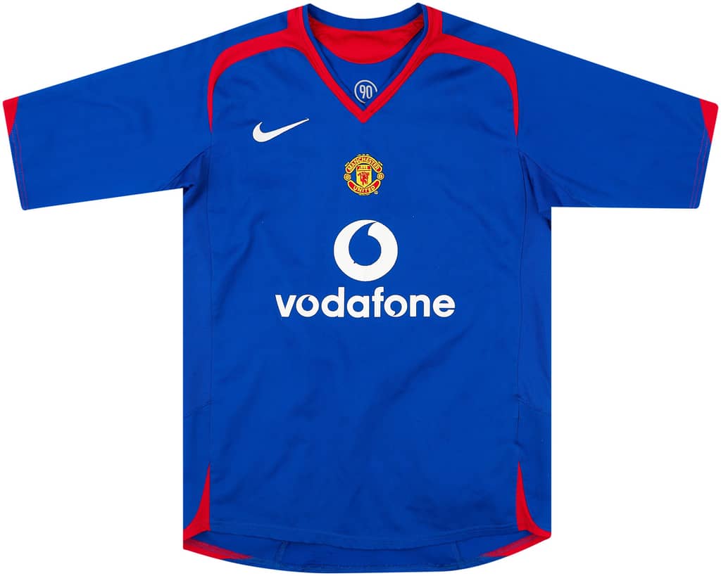 2005-06 Manchester United Away Shirt - 6/10 - (L.Boys)