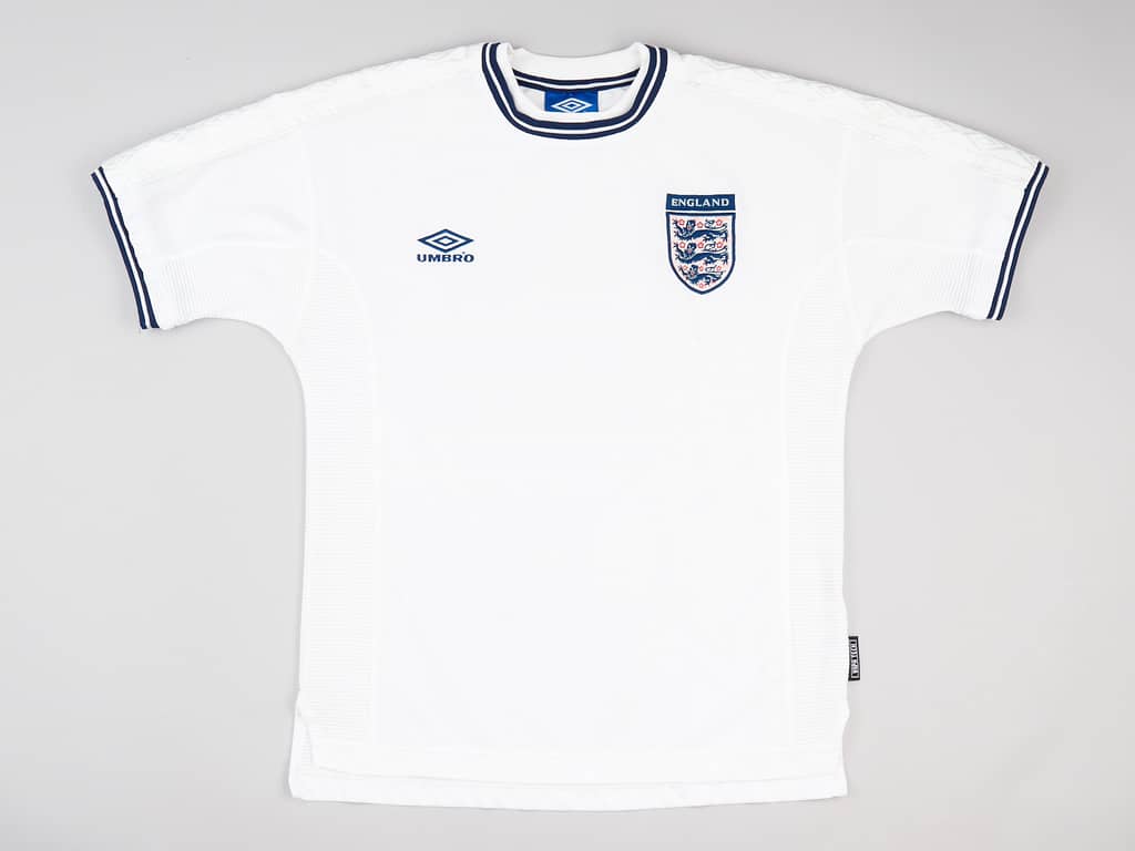1999-01 England Home Shirt - 6/10 - (Y)