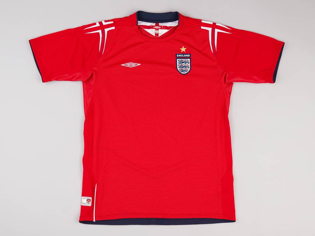 2004-06 England Away Shirt - 8/10 - (XL.Boys)