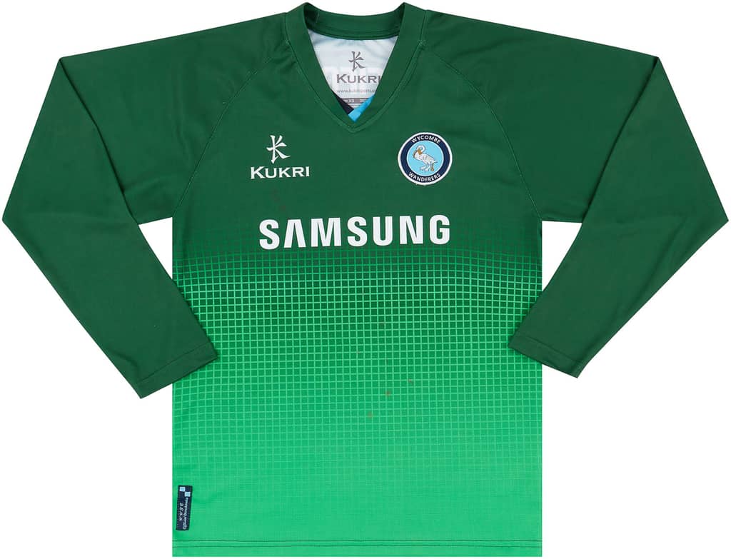 2013-14 Wycombe Wanderers GK Shirt - 7/10 - (XS)