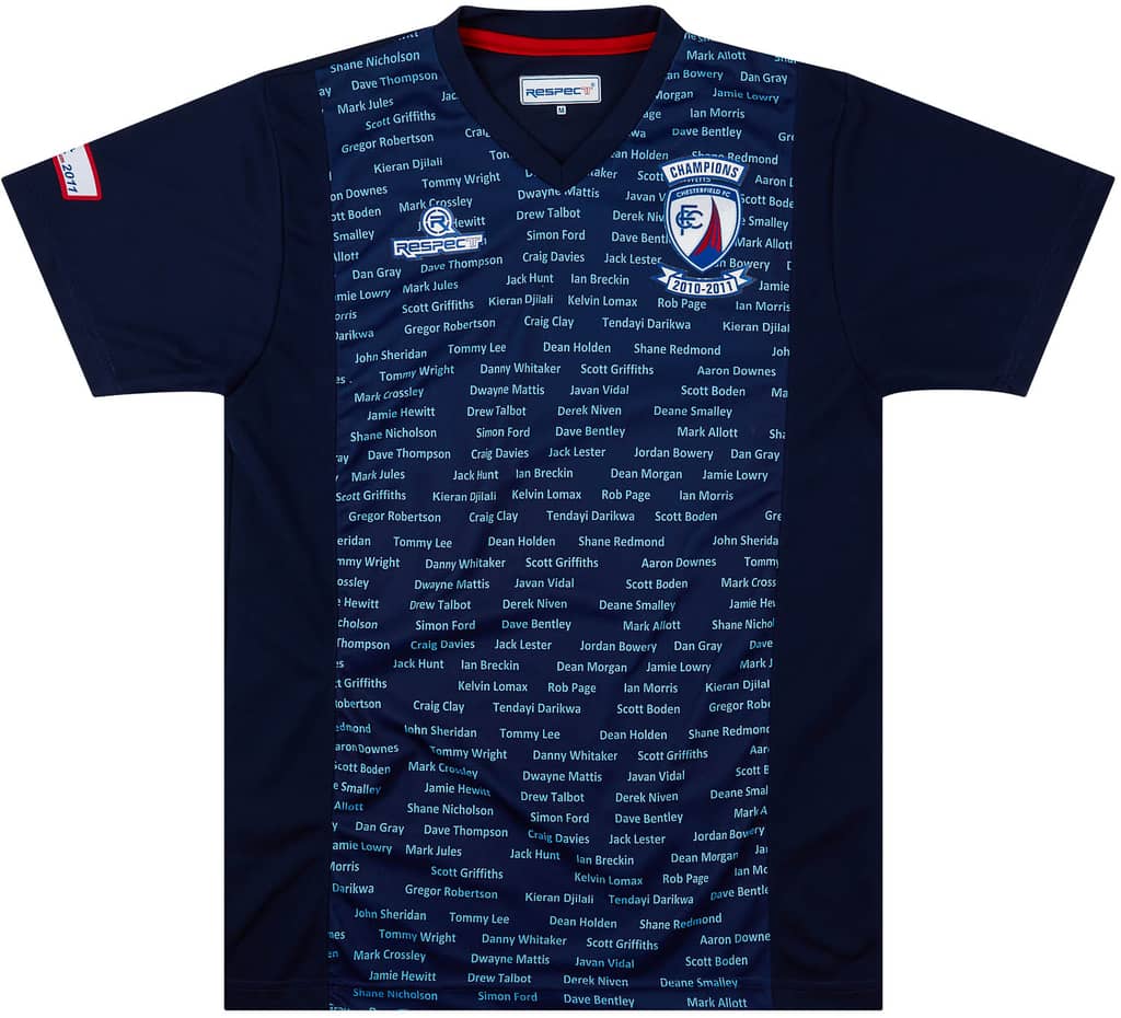 2010-11 Chesterfield 'Champions 2010-11' Special Shirt - 8/10 - (M)