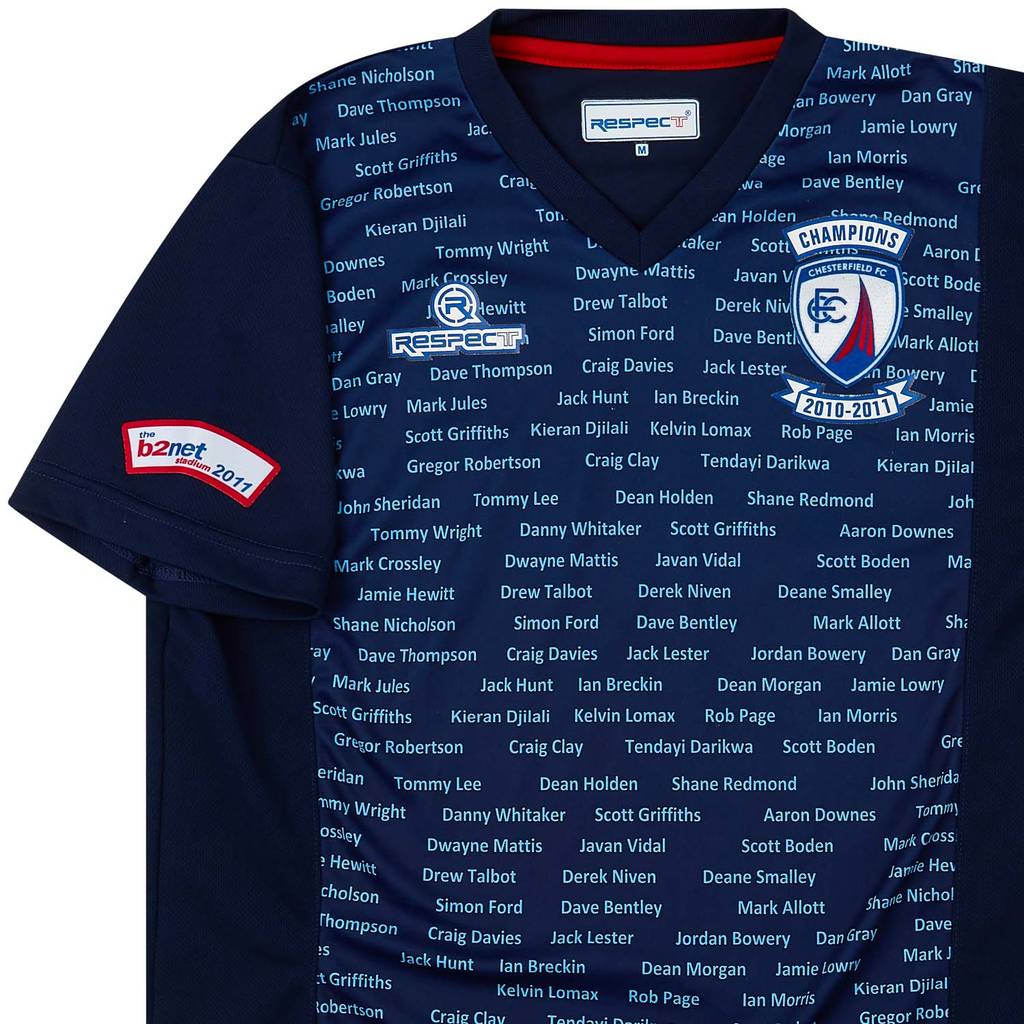 2010-11 Chesterfield 'Champions 2010-11' Special Shirt - 8/10 - (M)