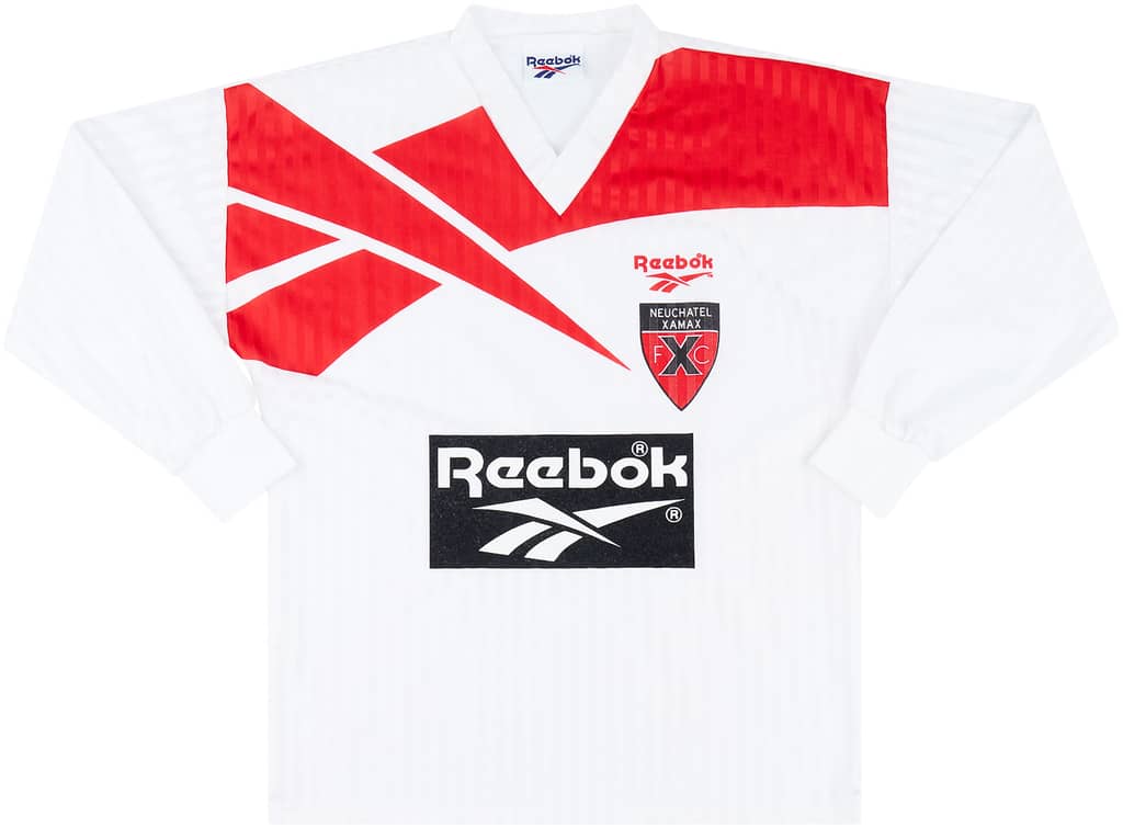1993-94 Neuchatel Xamax Away L/S Shirt - 8/10 - (S)