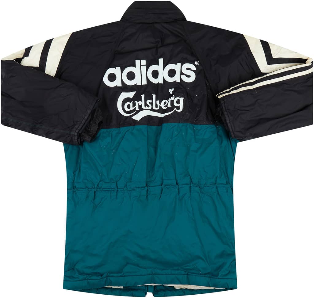 1995-96 Liverpool adidas Padded Bench Coat - 5/10 - (S)