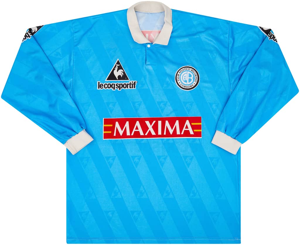 1998-99 Belgrano Home L/S Shirt - 9/10 - (XL)