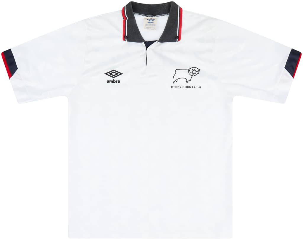 1989-91 Derby County Home Shirt - 8/10 - (S)