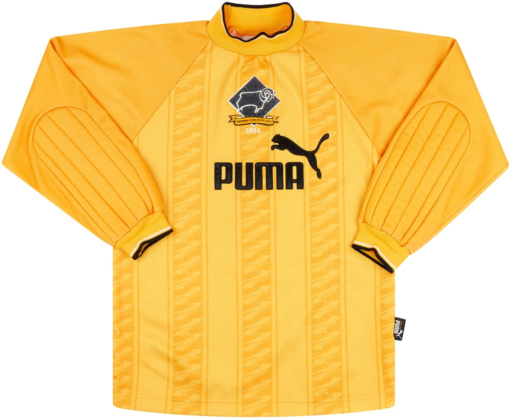1995-96 Derby County GK Shirt #1 - 8/10 - (S)