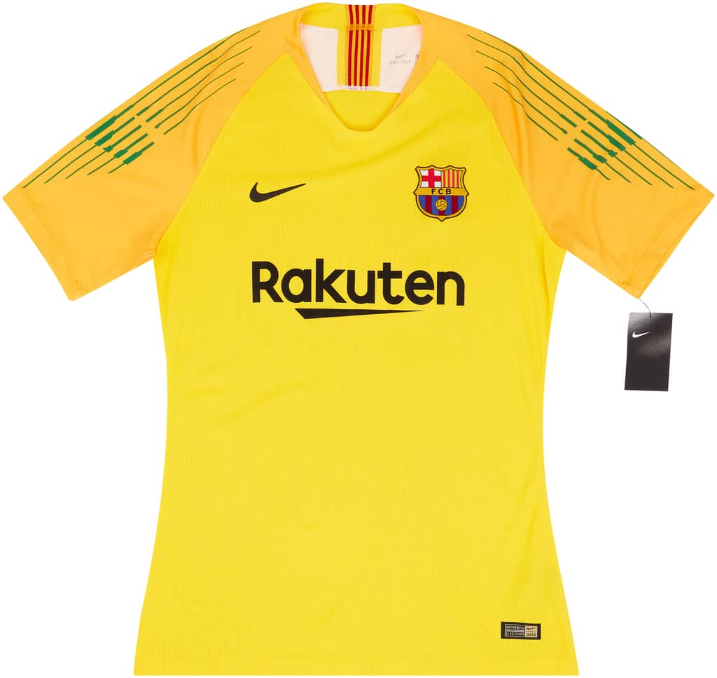 2018-19 Barcelona Authentic GK S/S Shirt (L)