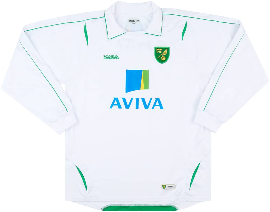 2009-11 Norwich Away L/S Shirt - 8/10 - (XL)
