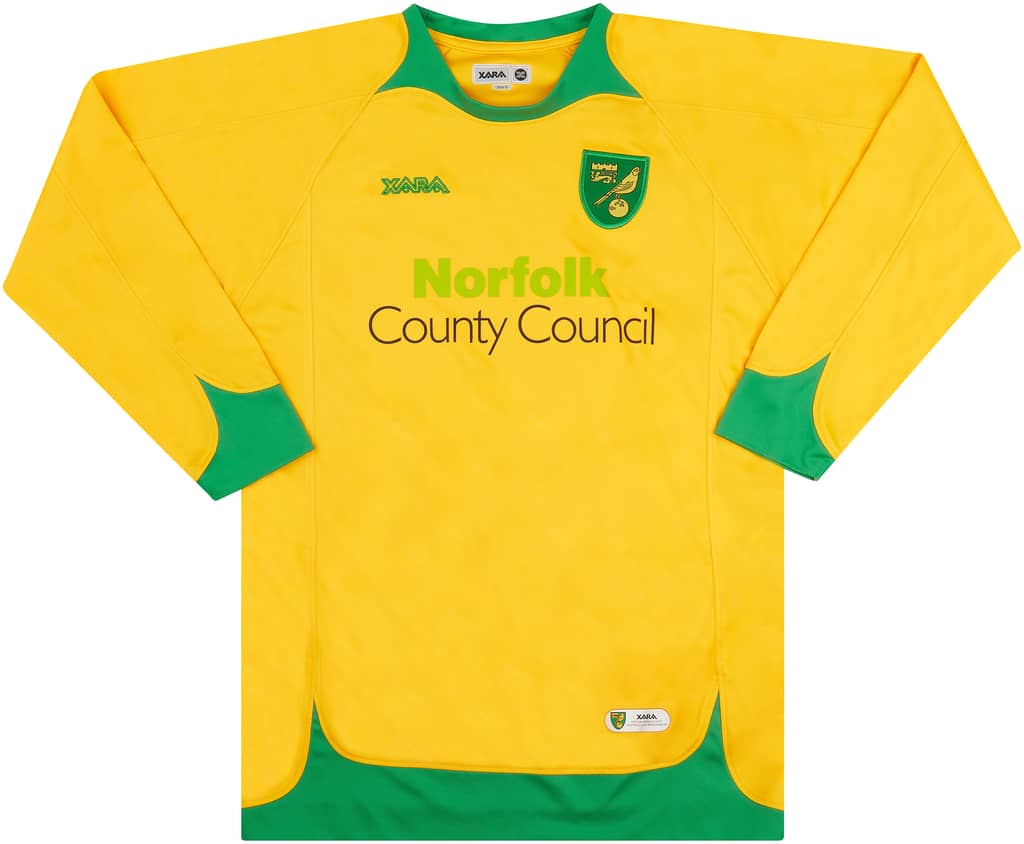 2008-10 Norwich Home L/S Shirt - 6/10 - (S)