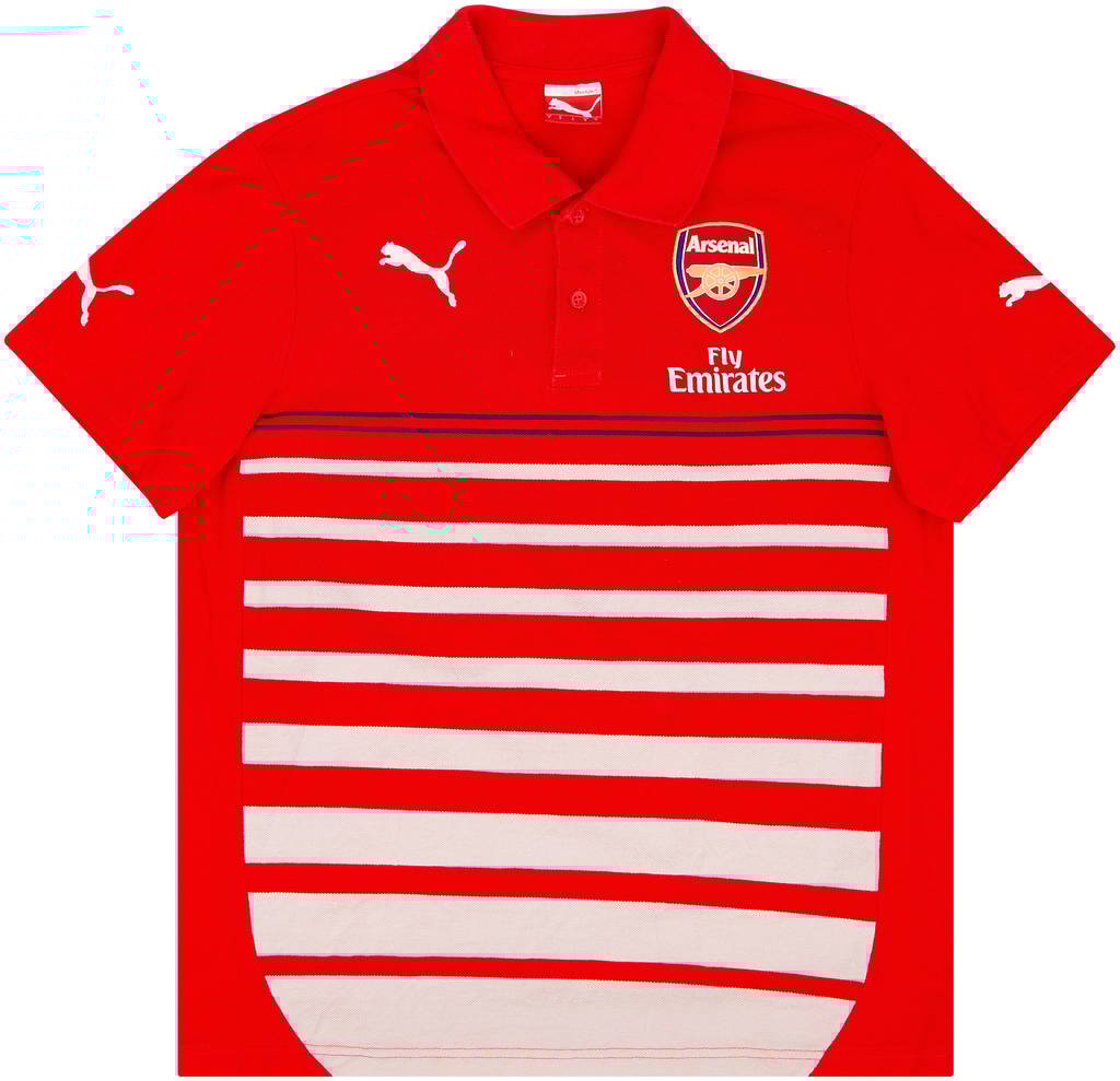 2014-15 Arsenal Puma Polo Shirt - 8/10 - (S)