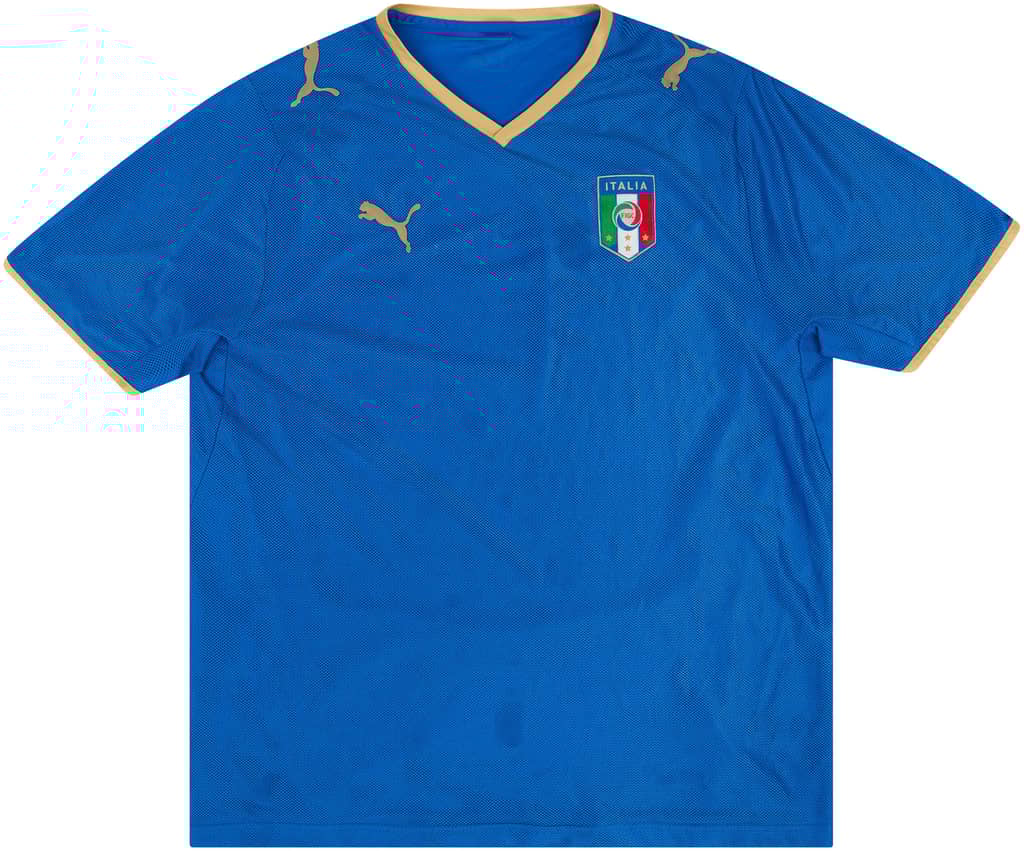 2007-08 Italy Home Shirt - 7/10 - (XL)