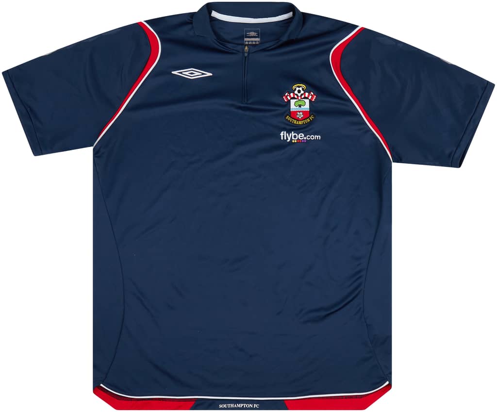 2008-10 Southampton Umbro Polo Zip Top - 8/10 - (XL)