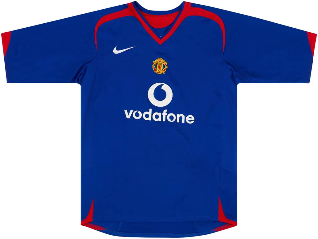 2005-06 Manchester United Away Shirt - 8/10 - (XL.Boys)