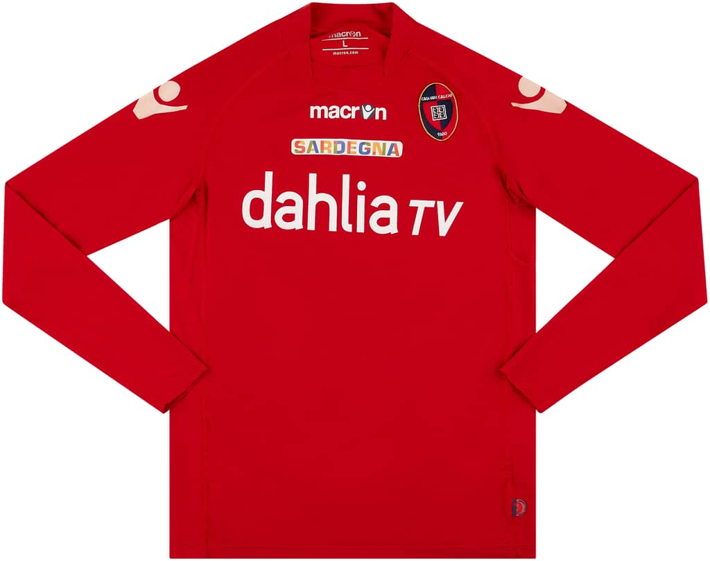 2009-11 Cagliari Third L/S Shirt #7 - 6/10 - (L)