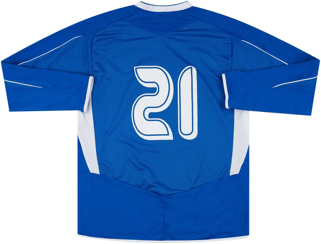 2006-07 FK Mladá Boleslav Home L/S Shirt #21 - 8/10 - (L)