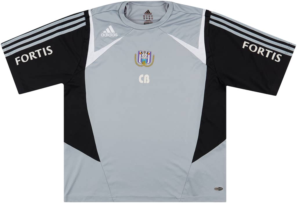 2007-08 Anderlecht Staff Issue adidas Training Shirt 'CB' - 6/10 - (L)