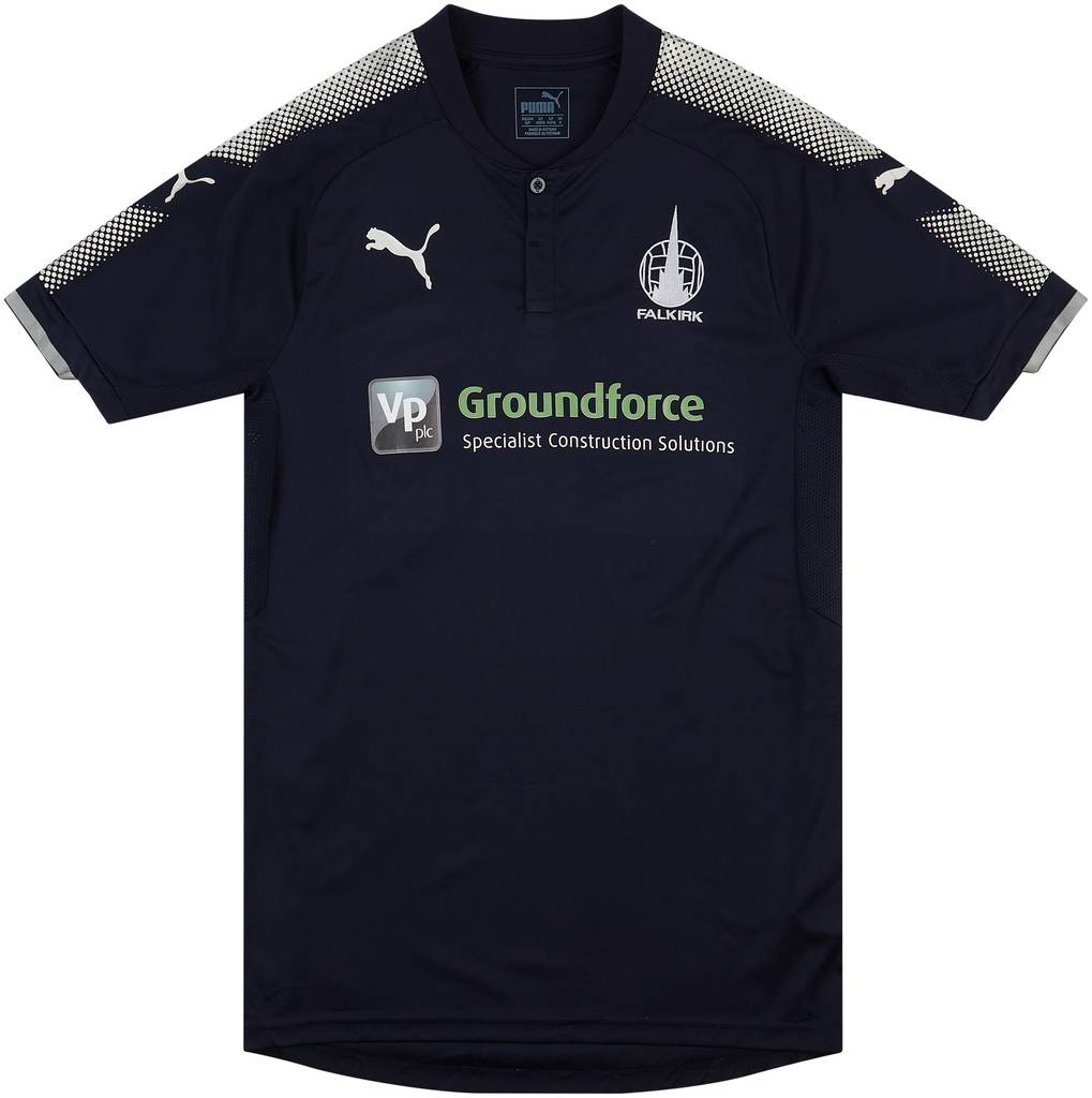 2017-18 Falkirk Youth Match Issue Home Shirt #7