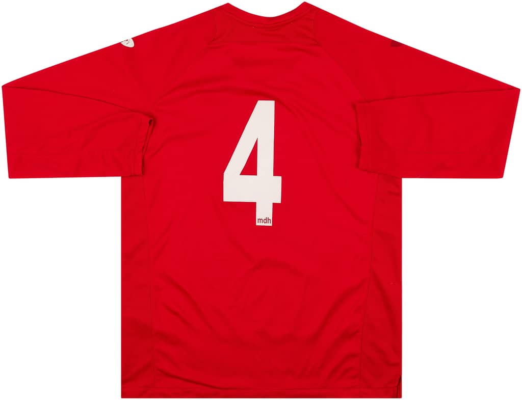 2009-10 Leicester Ladies Away L/S Shirt #4 - 6/10 - (UK Women's XS-S)