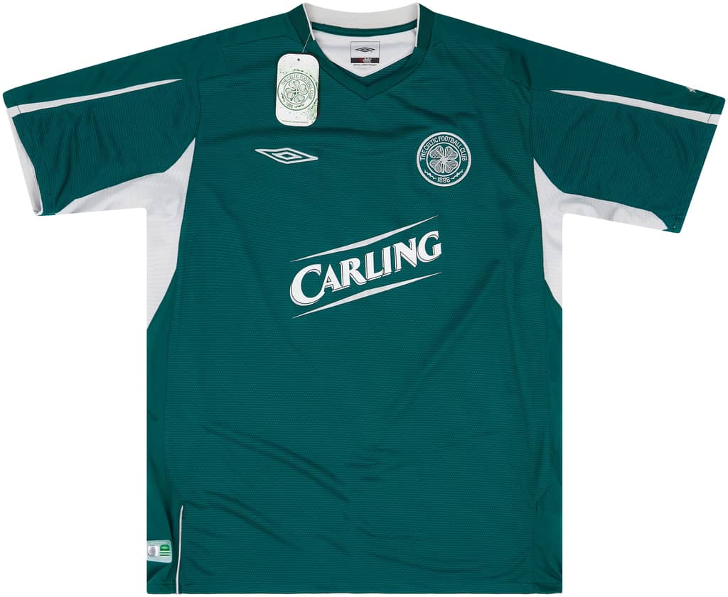 2004-05 Celtic Away Shirt Lennon #18 (L)