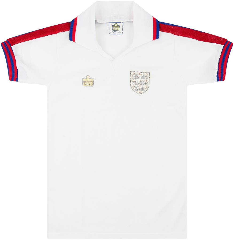 1974-80 England Home Shirt - 7/10 - (S)