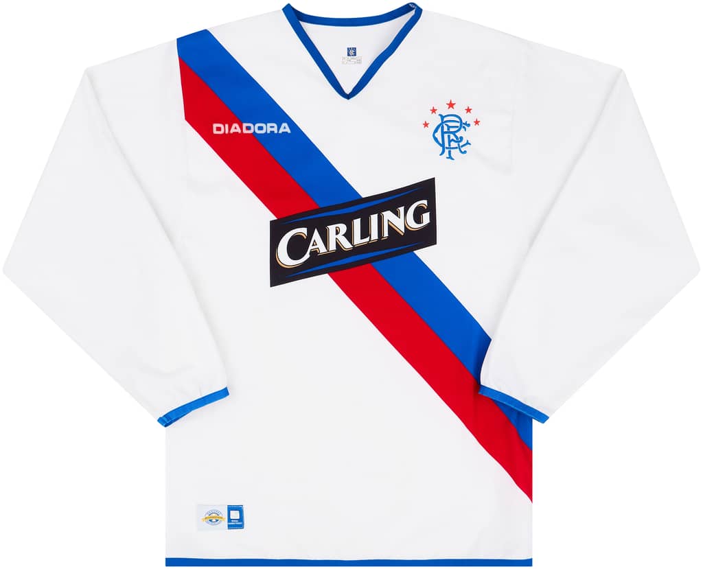 2004-05 Rangers Away L/S Shirt - 6/10 - (S)