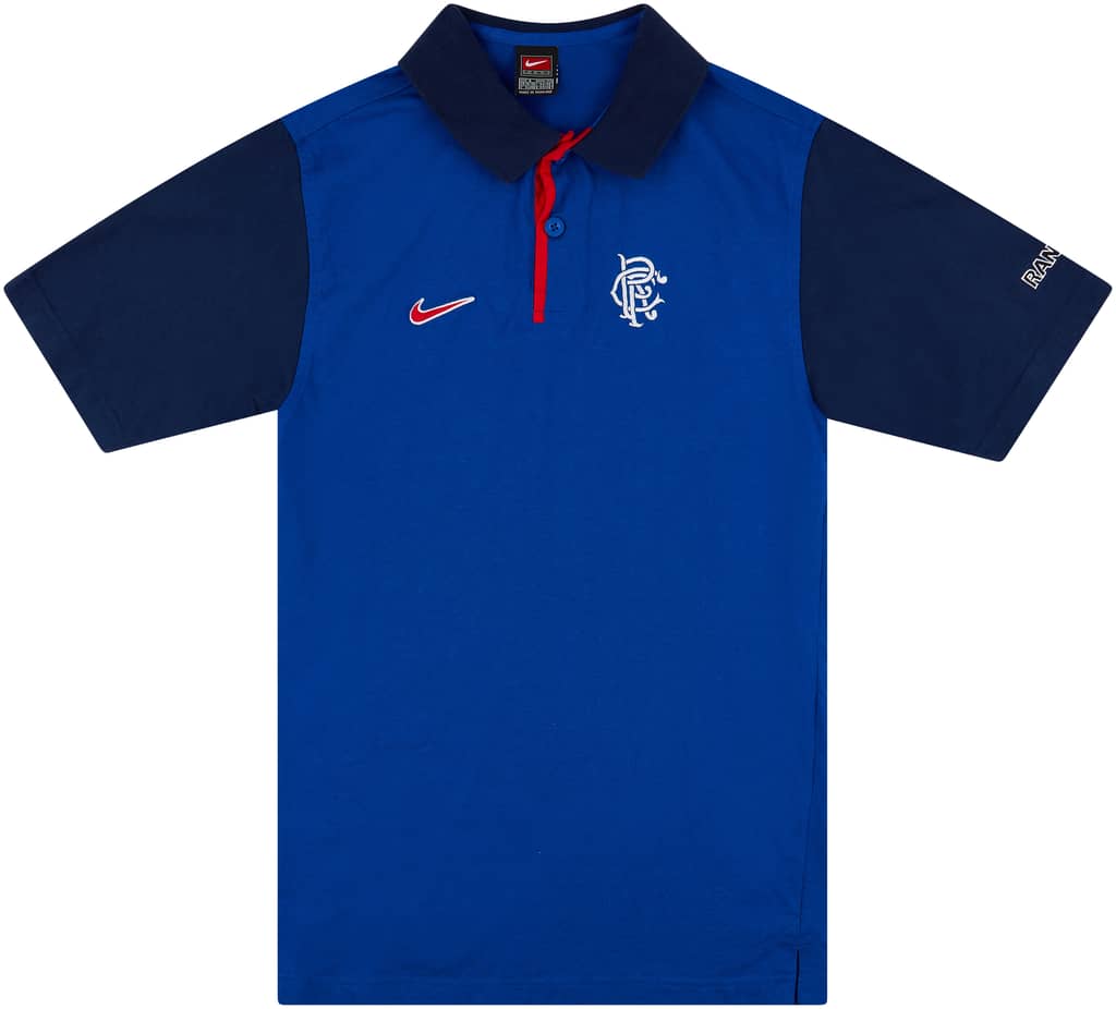 1997-99 Rangers Nike Polo Shirt - 8/10 - (S)