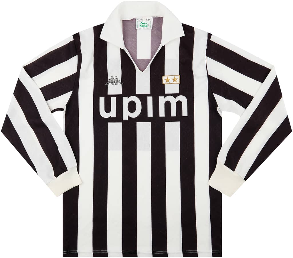 1989-90 Juventus Home L/S Shirt - 7/10 - (L)