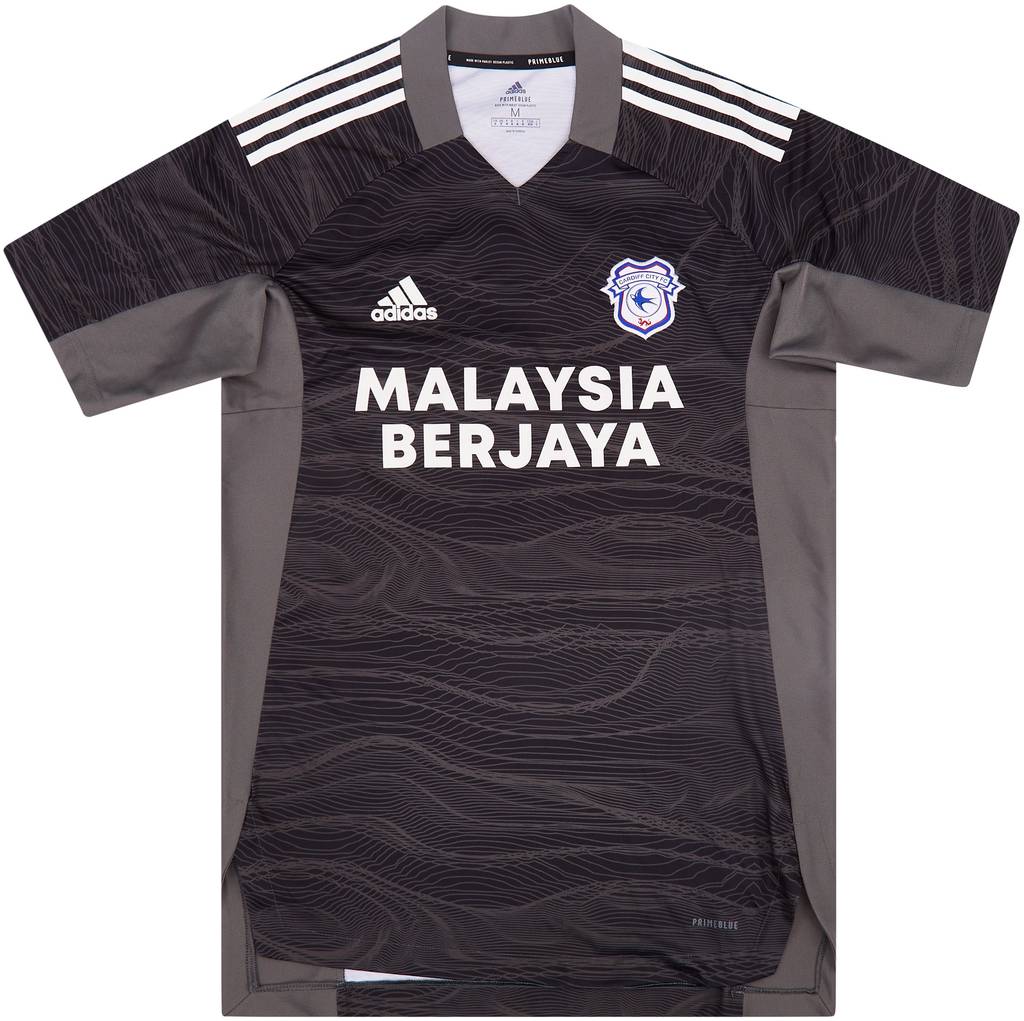 2021-22 Cardiff Youth Issue GK S/S Shirt #1 - 8/10 - (M)