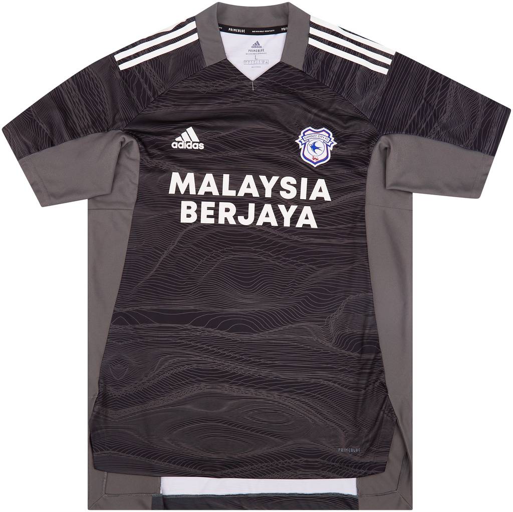 2021-22 Cardiff Youth Issue GK S/S Shirt #1 - 8/10 - (L)