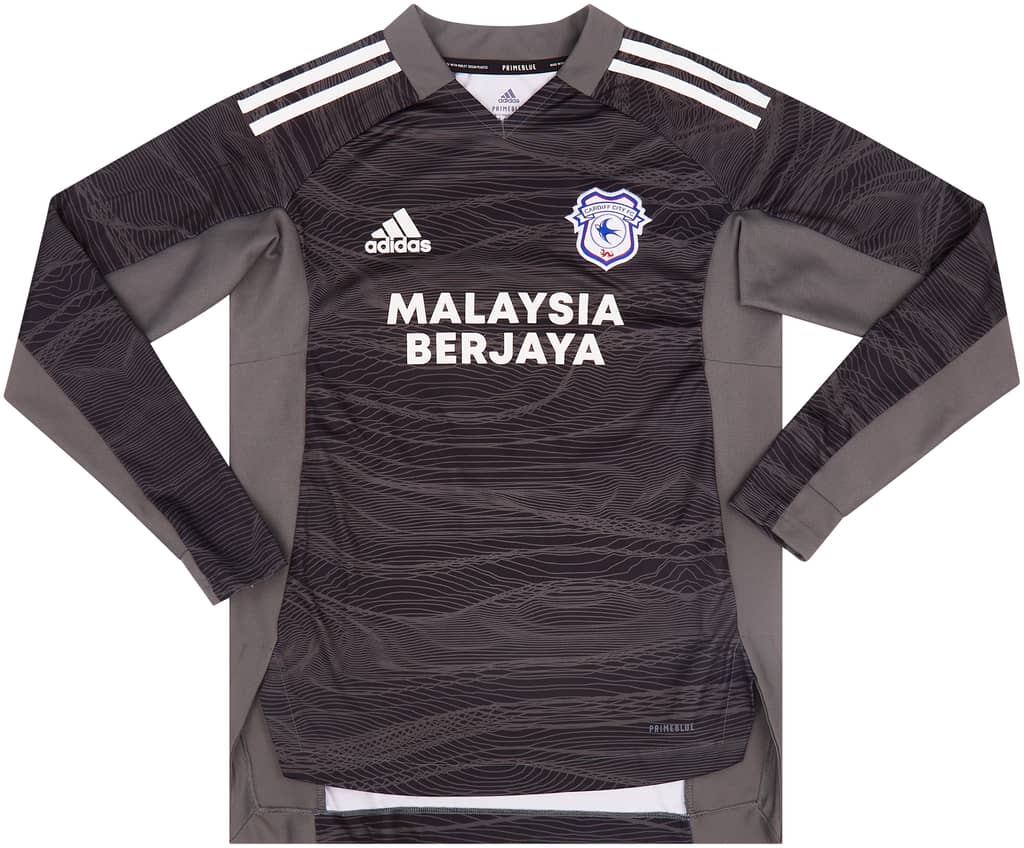 2021-22 Cardiff Youth Issue GK Shirt #1 - 8/10 - (13-14Y)