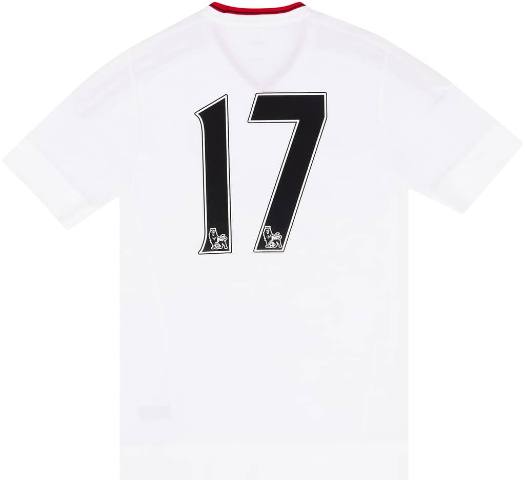 2015-16 Manchester United Player Issue Away Shirt #17 - 9/10 - (S)