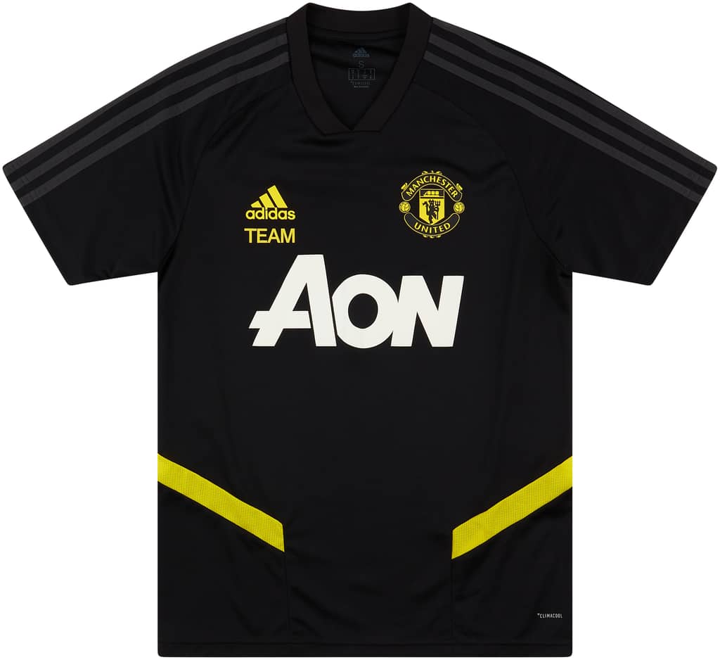 2019-20 Manchester United Staff Issue adidas Training Shirt - 9/10 - (S)