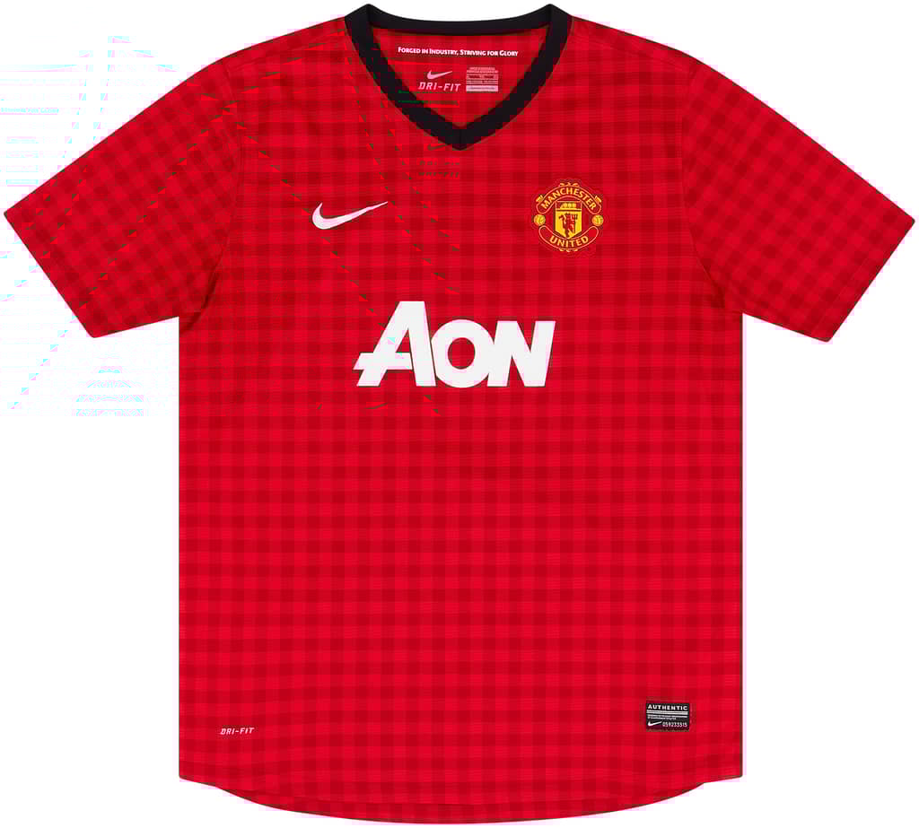 2012-13 Manchester United Home Shirt - 8/10 - (XL.Boys)