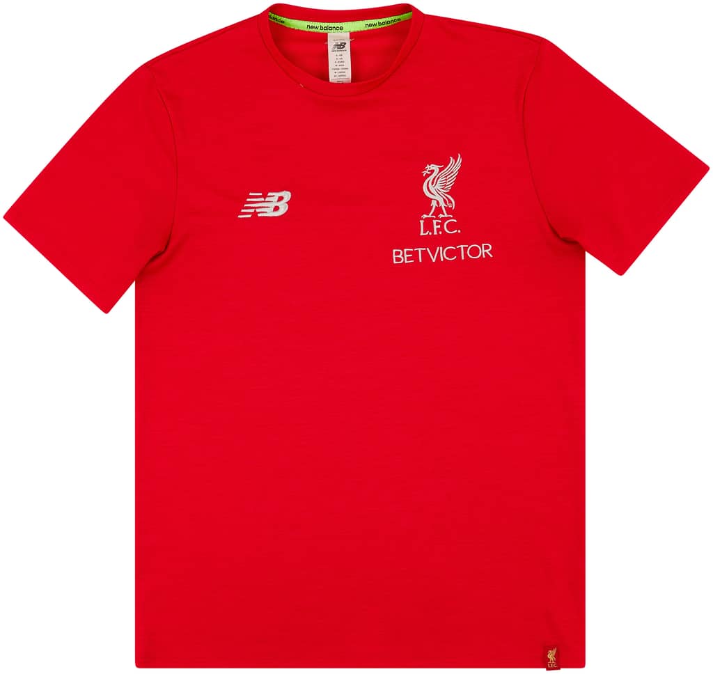 2018-19 Liverpool New Balance Training Shirt - 9/10 - (S)