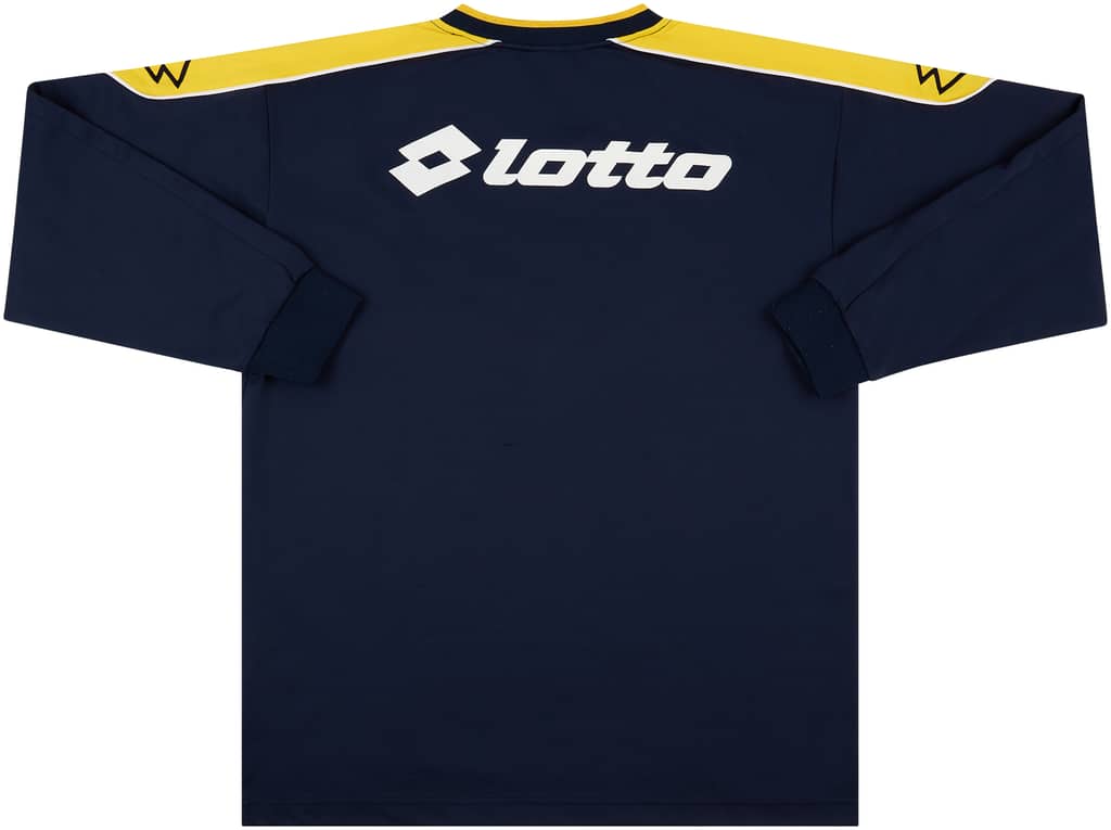 2000-02 Hellas Verona Player Issue Lotto L/S Training Shirt #4 - 8/10 - (XL)