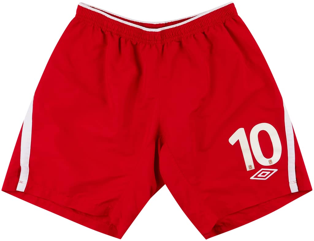 2010-11 Wales Player Issue Away Shorts #10 - 9/10 - (XL)