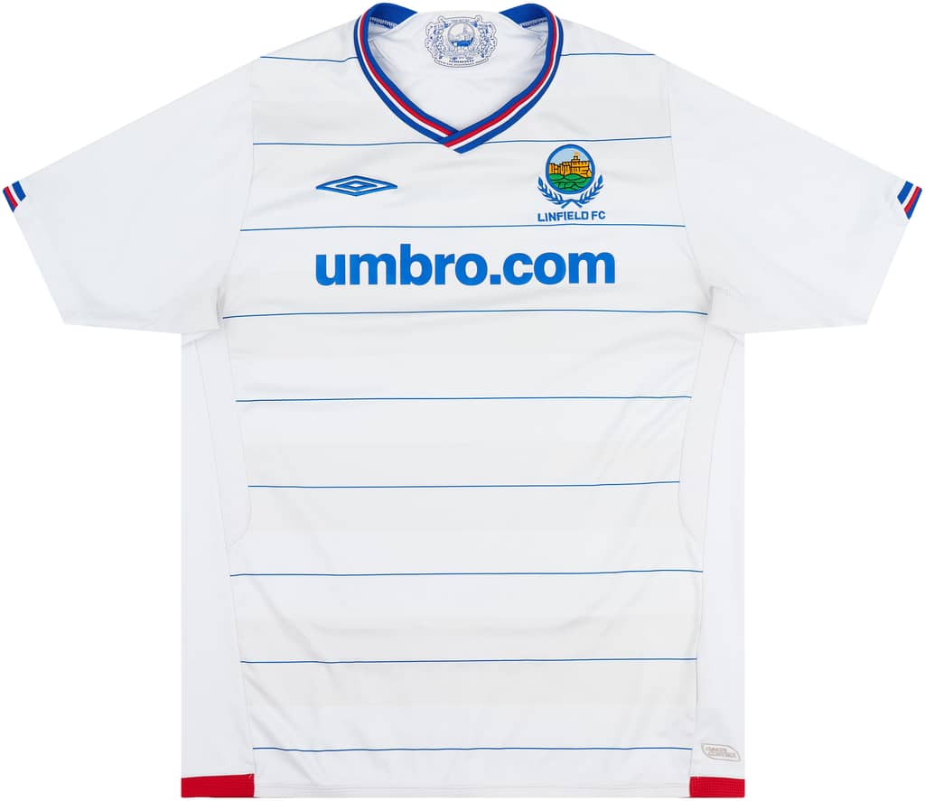 2009-10 Linfield Away Shirt - 9/10 - (L)