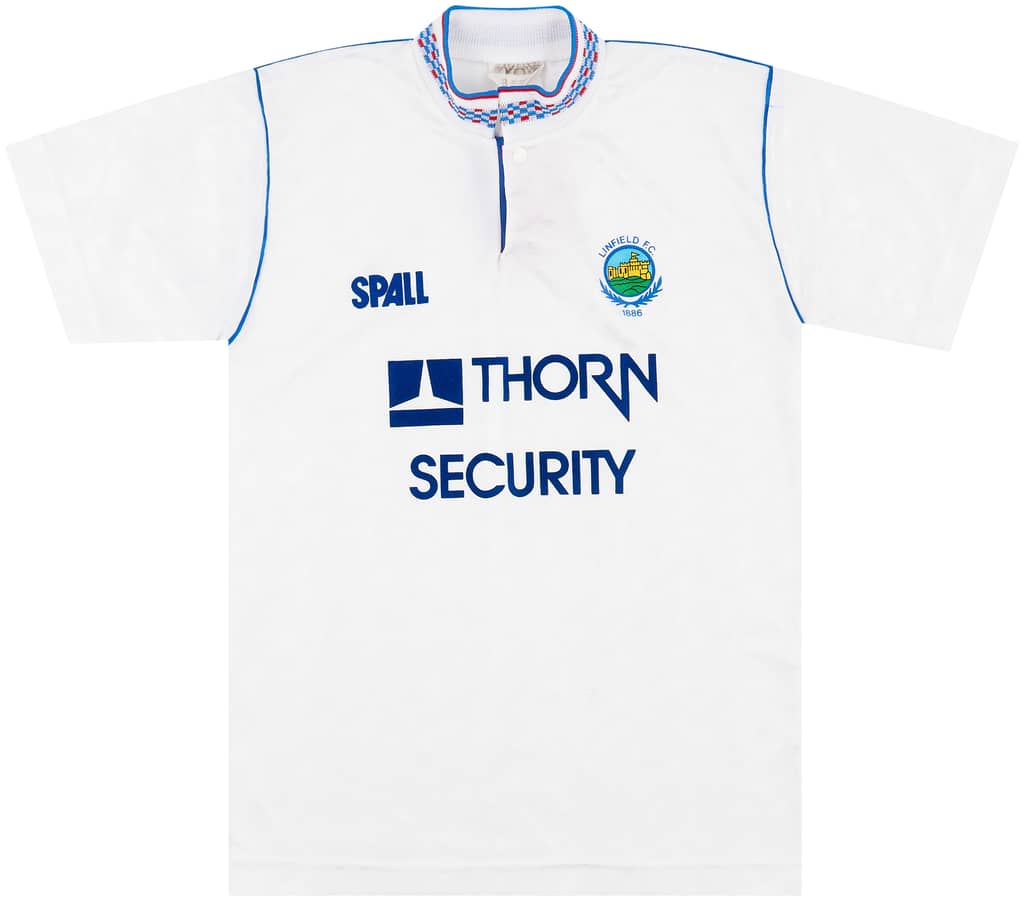1991-92 Linfield Away Shirt - 9/10 - (M.Boys)