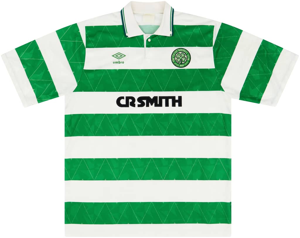 1989-91 Celtic Home Shirt - 9/10 - (L)