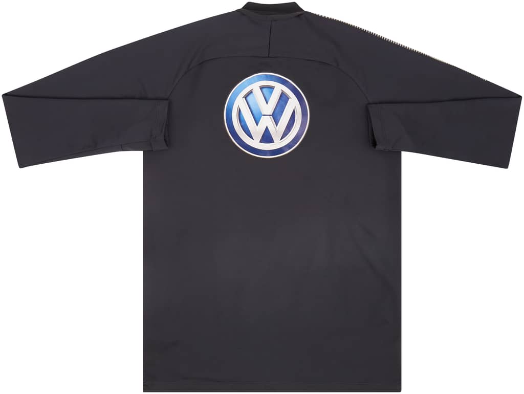 2017-18 Wolfsburg Nike 1/4 Zip Training Top - 8/10 - (S)