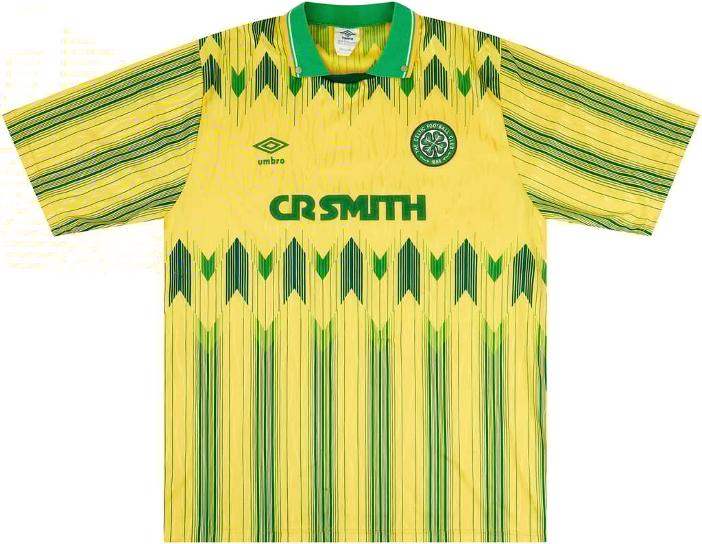 1989-91 Celtic Away Shirt - 8/10 - (L)