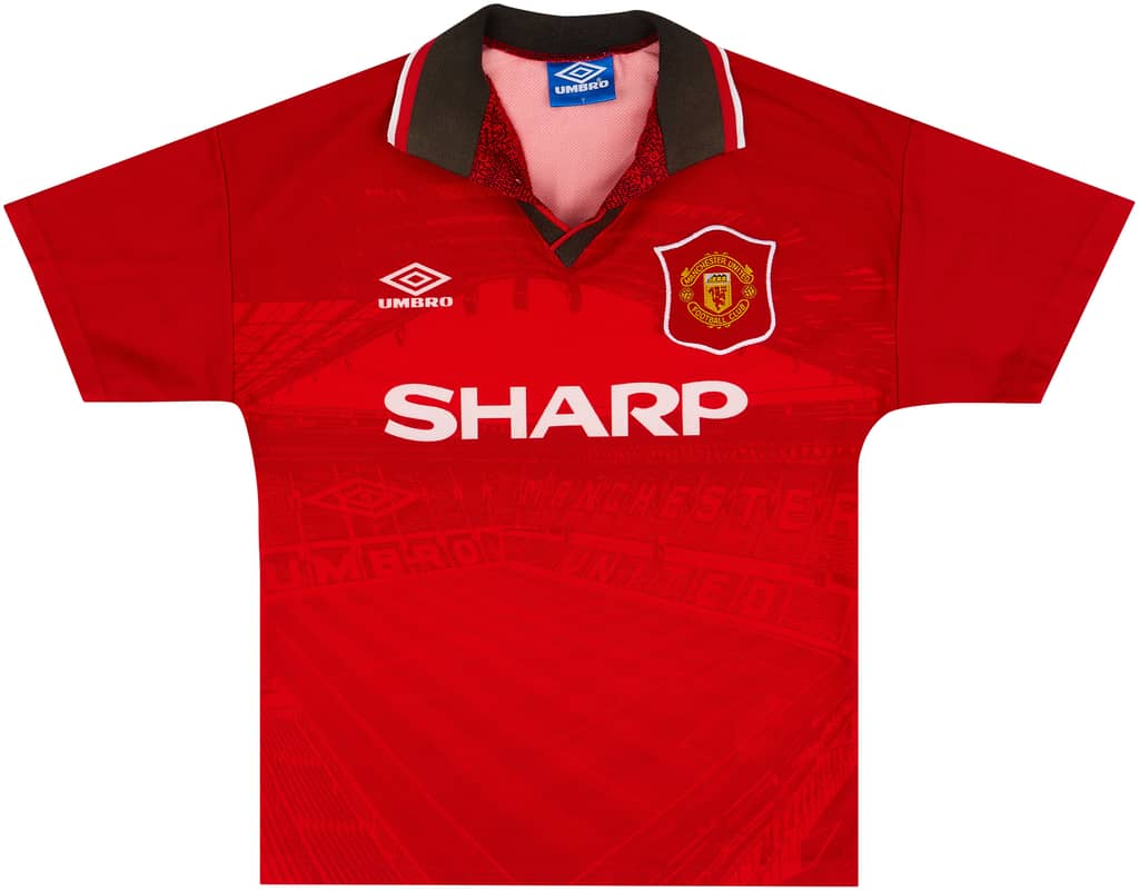 1994-96 Manchester United Home Shirt - 5/10 - (Y)