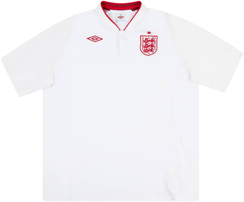 2012-13 England Home Shirt - 9/10 - (XXL)